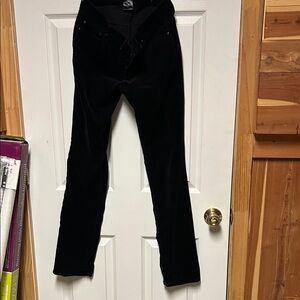 Ann Taylor Signature Black Velvet Trousers
